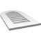 Ekena Millwork Round Top Surface Mount PVC Gable Vent: Non-Functional, w/ 3-1/2"W x 1"P Standard Frame, 16"W x 28"H GVPRT16X2801SN - alternate 5